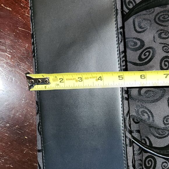 NWOT Retro Moda Design Black Shoulder/Travel Bag - Picture 7 of 8